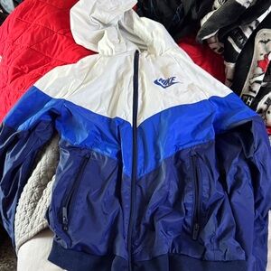 Vintage Nike Tri-Tone Blue and White Jacket